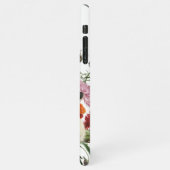 植物花水彩名前をカスタムする iPhoneケース (左側)