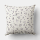 植物花花パターン20" x 20" クッション (裏面)