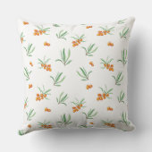 植物花花パターン20" x 20" クッション (裏面)
