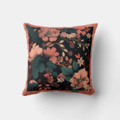 植物花 クッション (裏面)