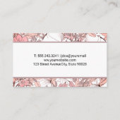 植物花 名刺 (裏面)