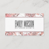 植物花 名刺 (正面)