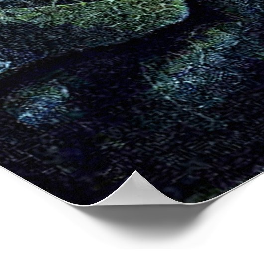 植物芸術寺植物植物学院のフローラエジプトウォーターリリー ポスター (角)