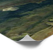 植物芸術寺花の絶妙な百合 ポスター (角)