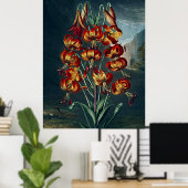 植物芸術寺花の絶妙な百合 ポスター (ホームオフィス)