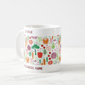 植物芸術小規模企業プロモーション コーヒーマグカップ (正面左)