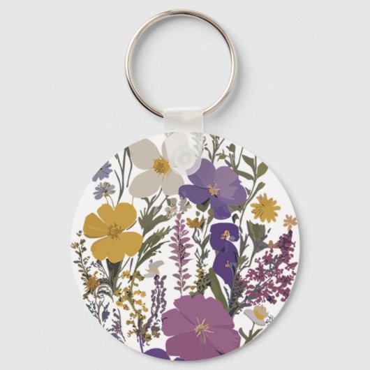 植物芸術 キーホルダー (正面)