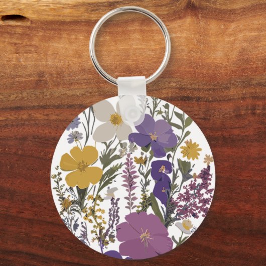植物芸術 キーホルダー (正面)