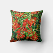 植物芸術：チリのバーニングブッシュとEmuウォレン クッション (裏面)