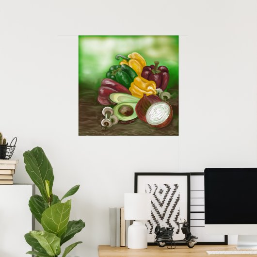 植物芸術 ポスター (ホームオフィス)