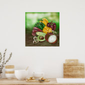 植物芸術 ポスター (キッチン)