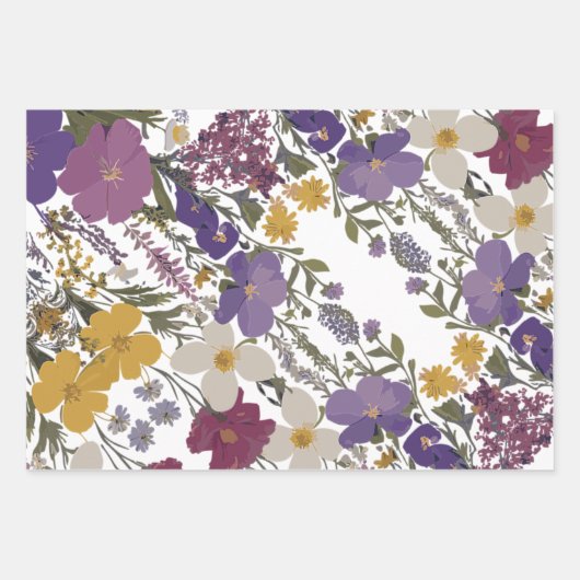 植物芸術 ラッピングペーパーシート (正面)