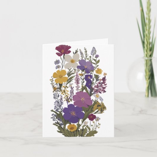 植物芸術 招待状 (正面)