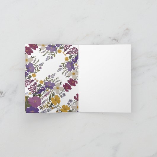 植物芸術 招待状 (内部)