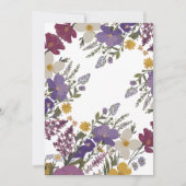 植物芸術 招待状 (正面)