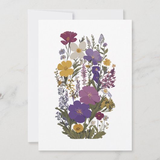 植物芸術 招待状 (裏面)