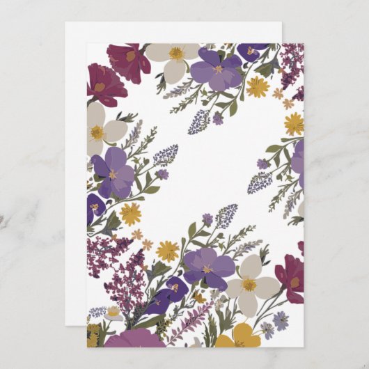 植物芸術 招待状 (正面/裏面)
