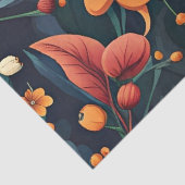 植物芸術、美しい花の柄 薄葉紙 (詳細)