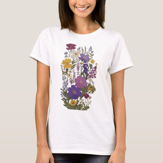 植物芸術 Tシャツ (正面)