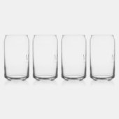 植物茎結婚モノグラム ガラス缶 (右)