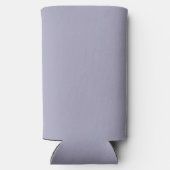 植物茎結婚モノグラム |薄紫 スリム缶クーラー (裏面)