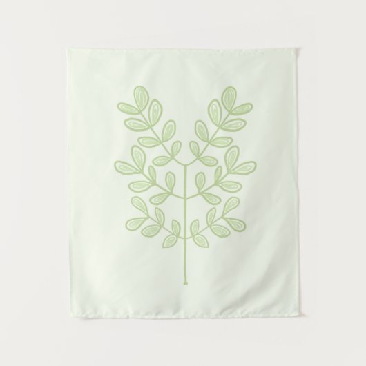 植物葉 タペストリー (正面)