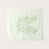 植物葉 タペストリー (正面(横))