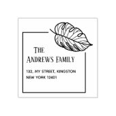 植物葉 ラバースタンプ (インプリント)