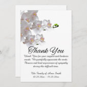 植物葬エレガント礼ありがとう サンキューカード (正面/裏面)