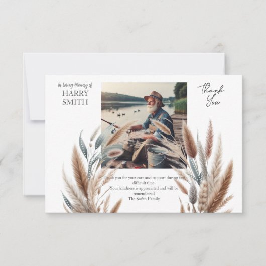 植物葬モダン葬 サンキューカード (正面)