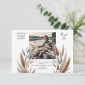 植物葬モダン葬 サンキューカード (スタンド正面)