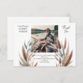 植物葬モダン葬 サンキューカード (正面/裏面)