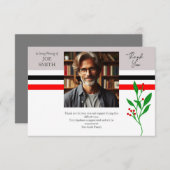 植物葬モダン葬 サンキューカード (正面/裏面)