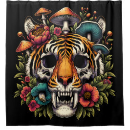 植物虎 シャワーカーテン