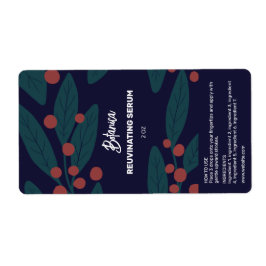 植物血清オーガニックスポイトボトルラベル ラベル