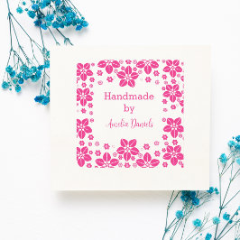 植物製パーソナライズされた手作り セルフインキングスタンプ