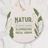 植物製モダン品包装つるラベル フェイバータグ (正面)