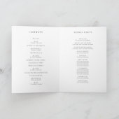 植物観葉図折畳式プログラム サンキューカード (内部)