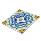 植物観賞用地中海のパターン（の模様が）ある タイル (側面)