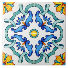 植物観賞用地中海の タイル