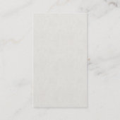 植物記号 – キャンバス上の緑 名刺 (裏面)