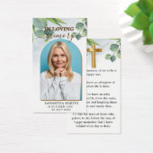 植物記念ミニマル葬式のしおり (デスク)