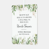 植物記念写真記念 メタルオーナメント (正面左)