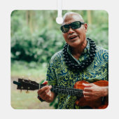 植物記念写真記念 メタルオーナメント (裏面)