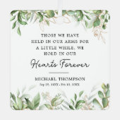 植物記念写真記念 メタルオーナメント (正面)