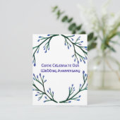 植物記念日招待状 招待状 (スタンド正面)