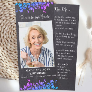 植物記念葬儀祈りの言葉カード写真石板 メニュー