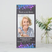 植物記念葬儀祈りの言葉カード写真石板 メニュー (スタンド正面)