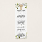 植物記念葬式しおり (裏面)