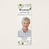 植物記念葬式しおり (正面)